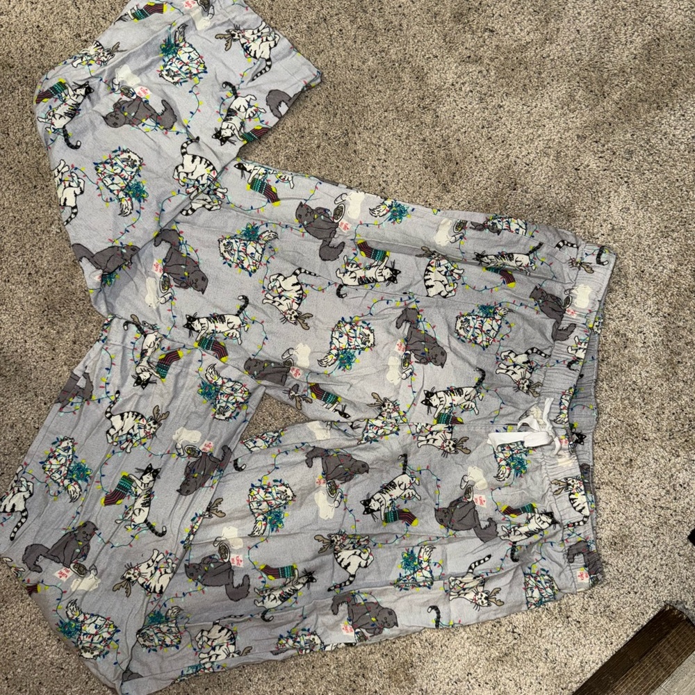 Animal Print Pajama Pants